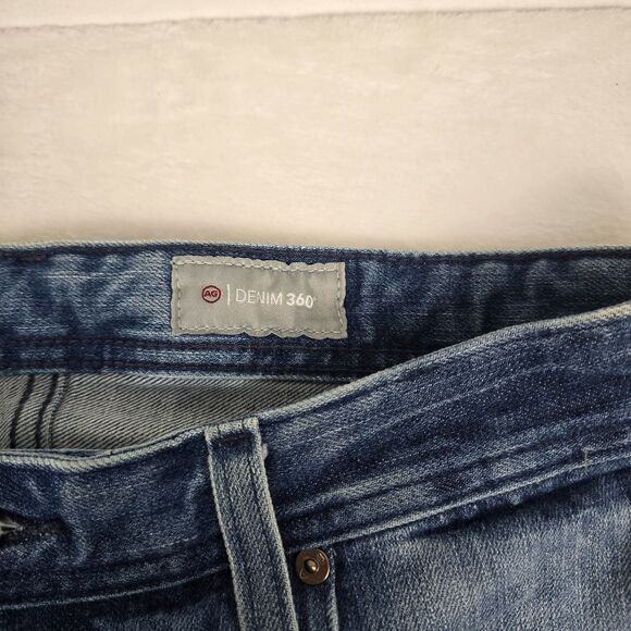 AG Tellis Modern Slim Denim 360 Men’s Blue 8 Years Realm Jeans 32x33 Stretch - Picture 4 of 10